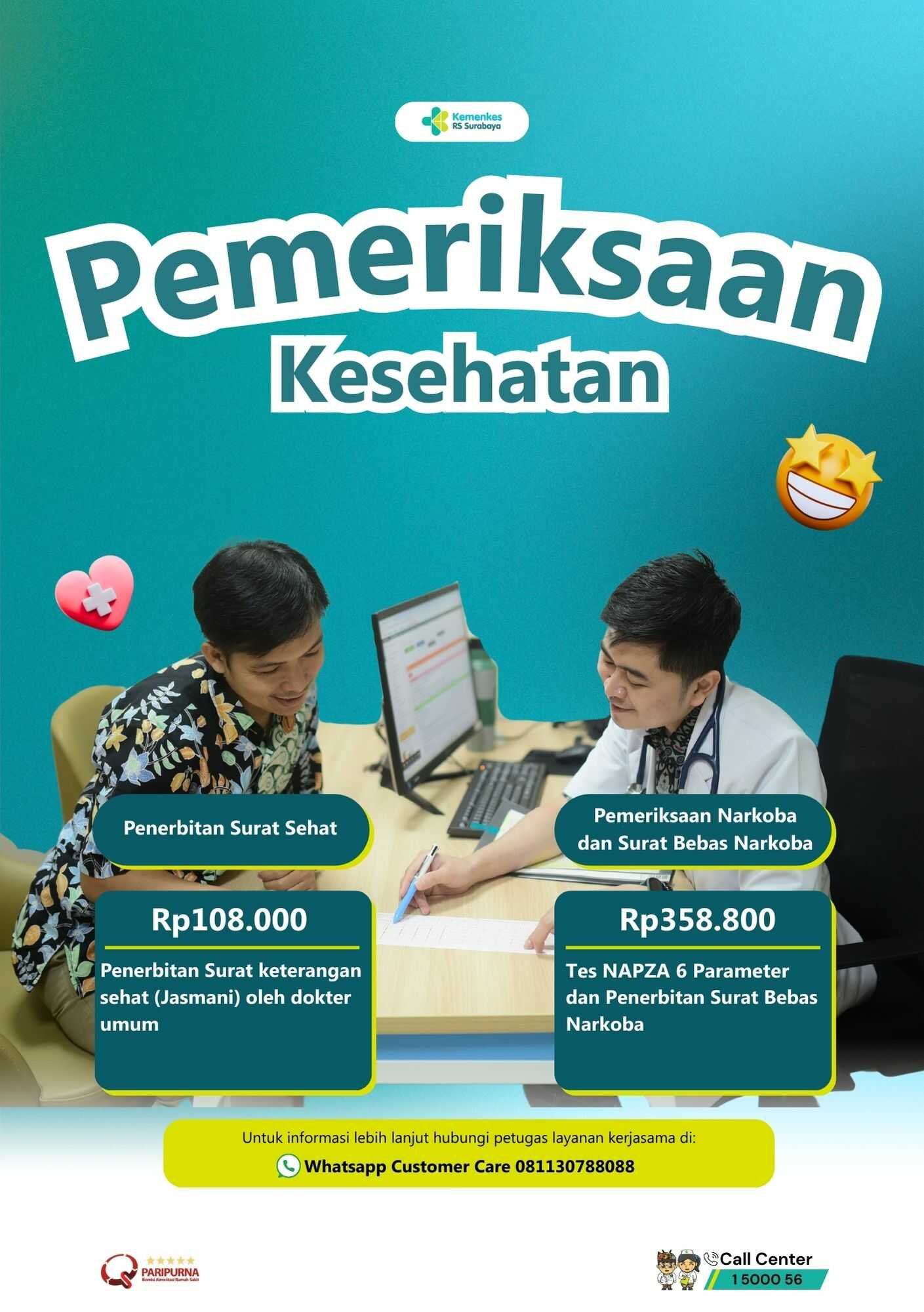 Paket Pemeriksaan Surat Sehat