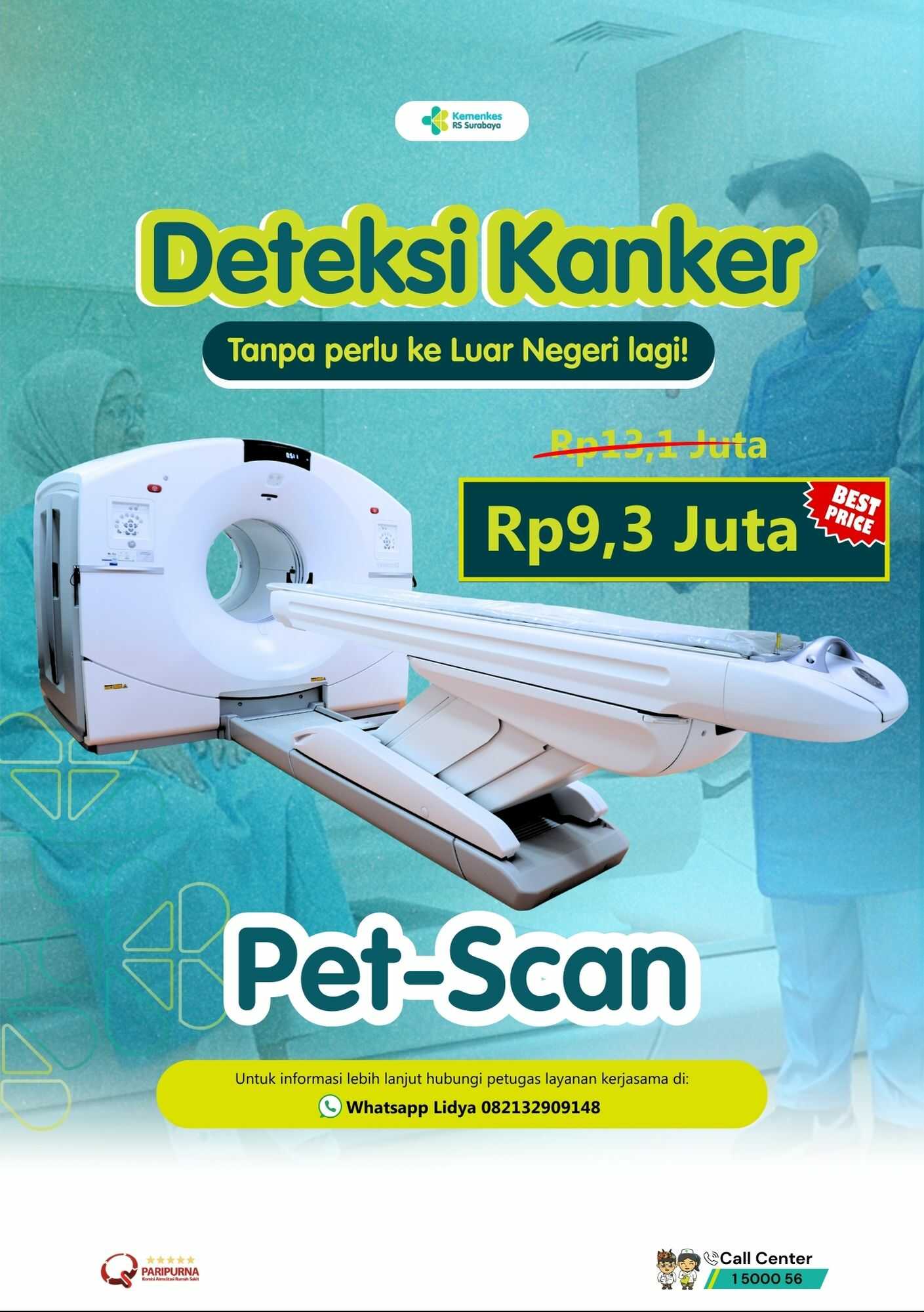 Paket Deteksi Kanker (PET-Scan)