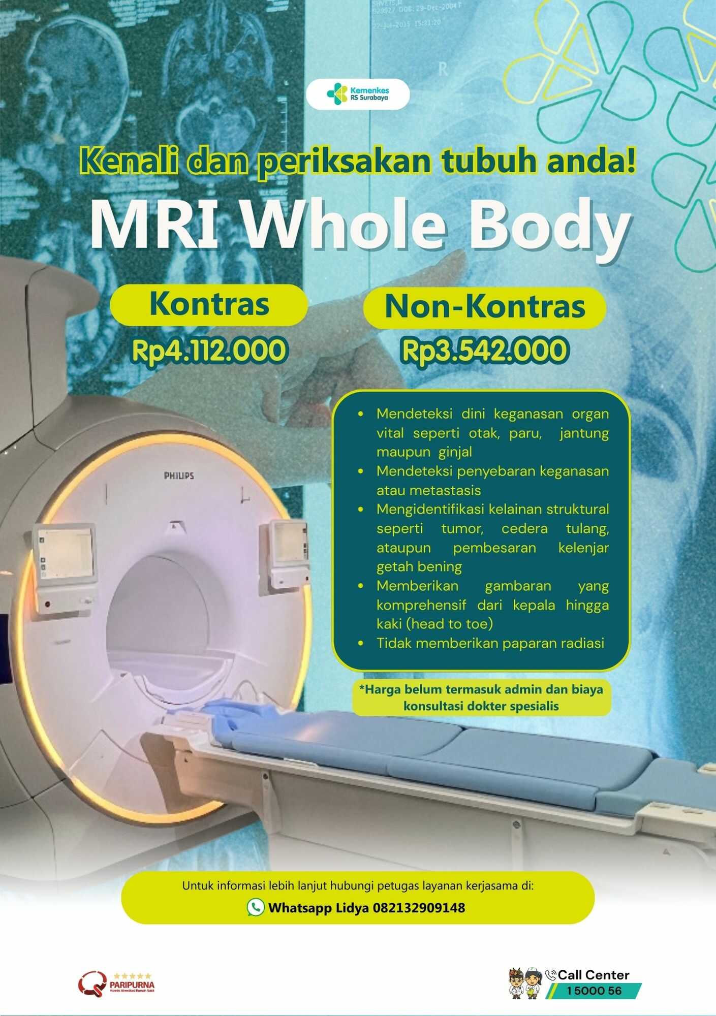 Paket MRI Whole Body
