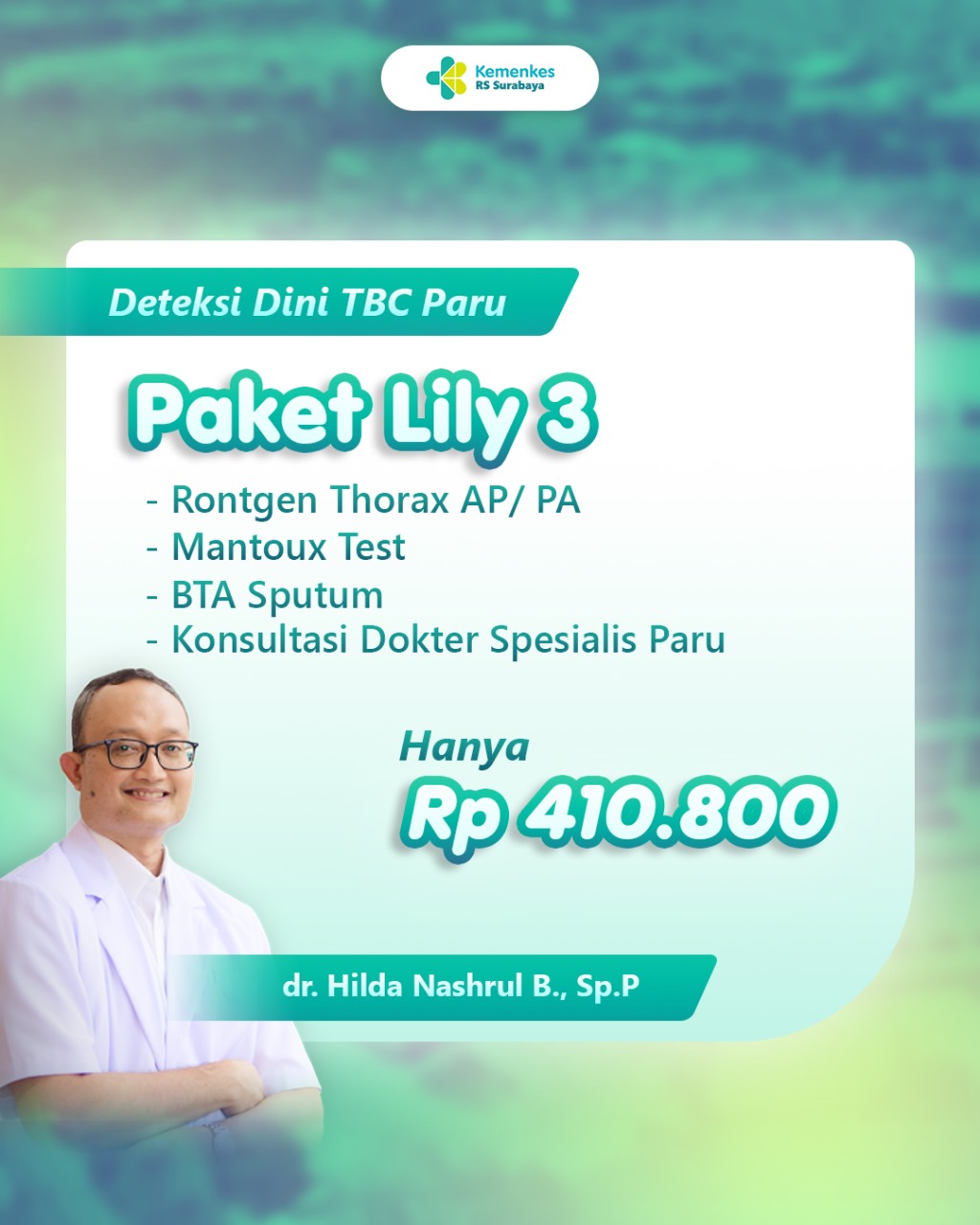 Paket Lily 3 Deteksi Dini TBC Paru