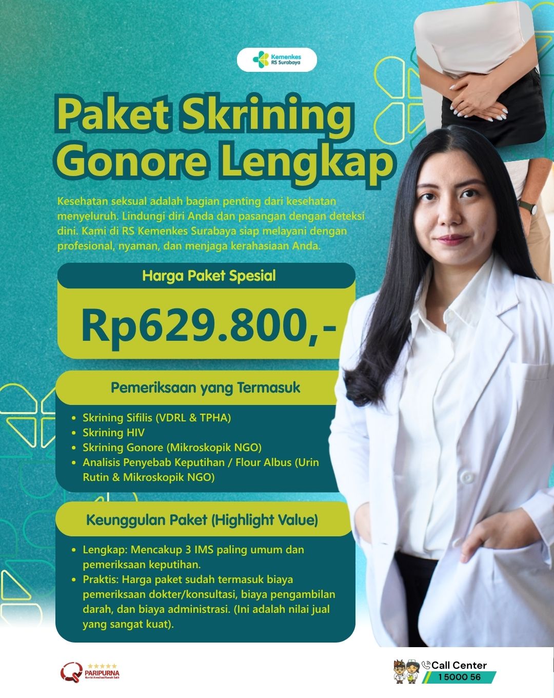 Paket Screening Gonore