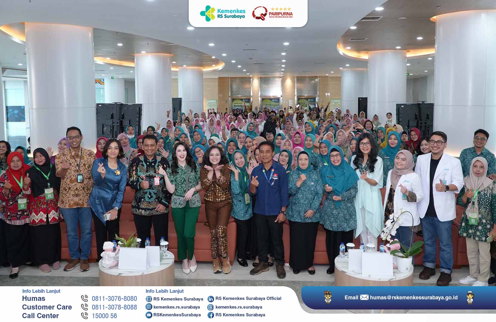 Tingkatkan Kedekatan Ibu dan Anak, RS Kemenkes Surabaya Gelar Kick Off Program 