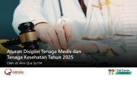 Aturan Disiplin Tenaga Medis dan Tenaga Kesehatan Tahun 2025