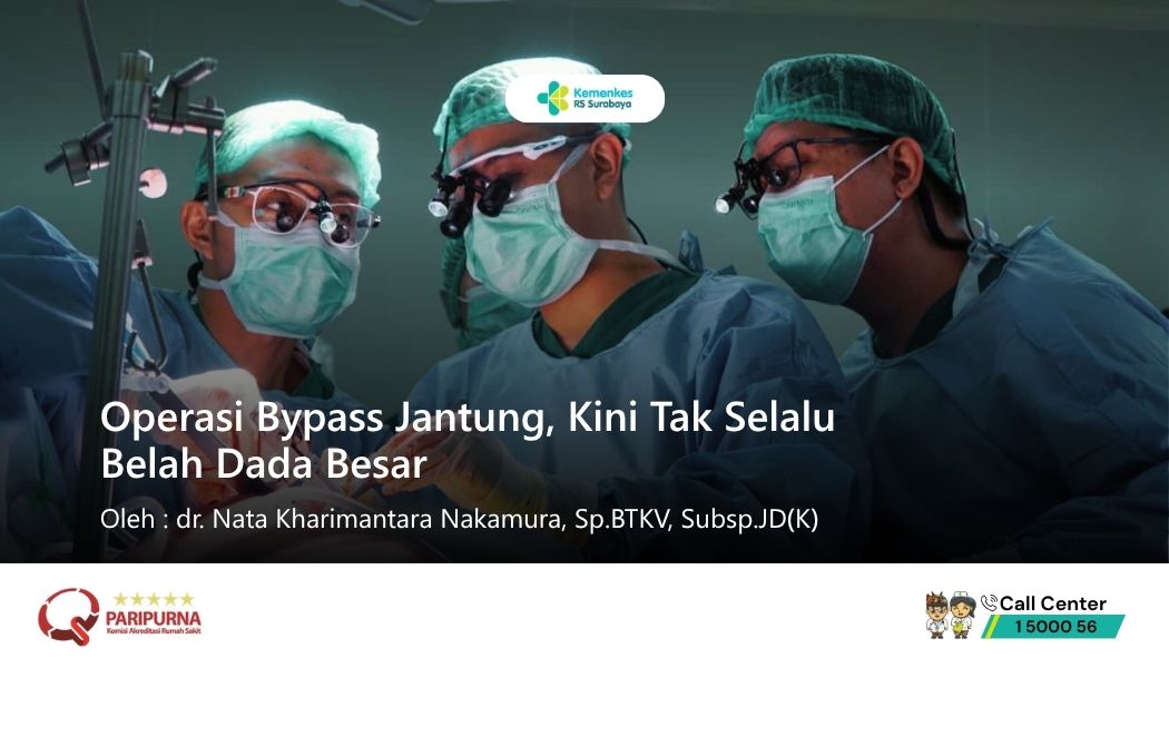 Operasi Bypass Jantung Kini Tak Selalu Belah Dada Besar